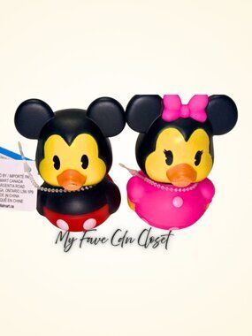 NEW Disney Duckalooz Mickey & Minnie Rubber Ducks